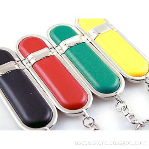 leather usb flash drive, with customed logo available